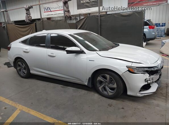 19XZE4F58LE011245 2020 HONDA INSIGHT White Вид щитка приладів