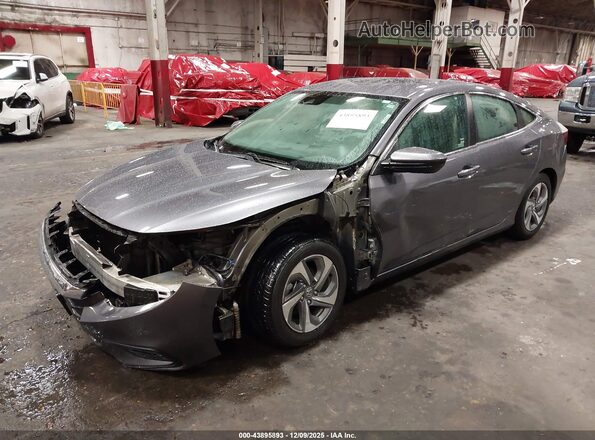 19XZE4F59LE014185 2020 HONDA INSIGHT Gray Front left