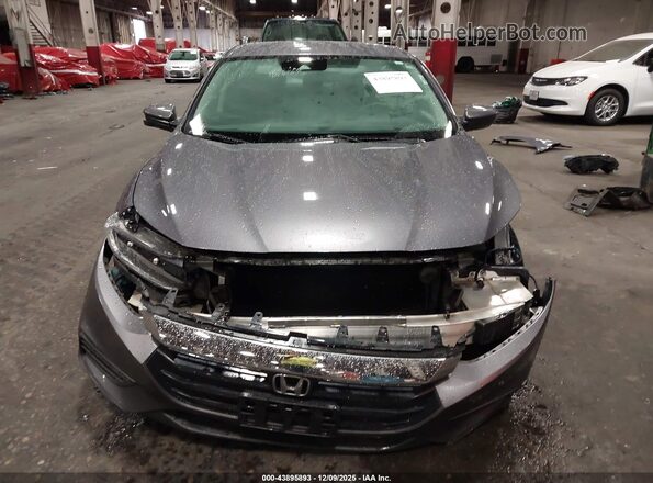 19XZE4F59LE014185 2020 HONDA INSIGHT Gray Rear interior view