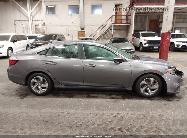 19XZE4F59LE014185 2020 HONDA INSIGHT Gray 360 interior view