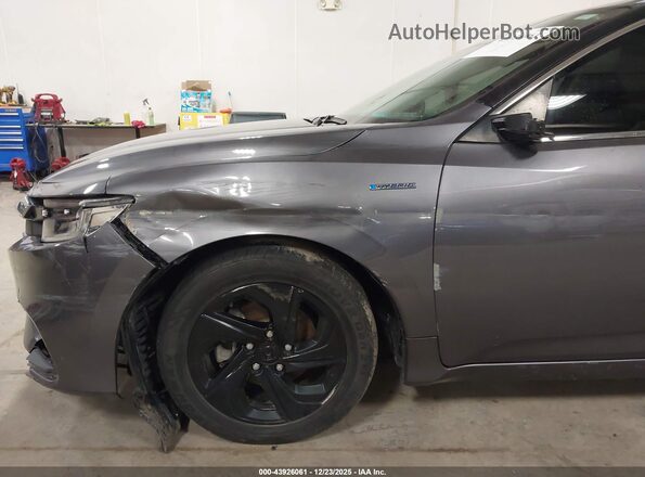 19XZE4F59ME010445 2021 HONDA INSIGHT Gray Vista frontal
