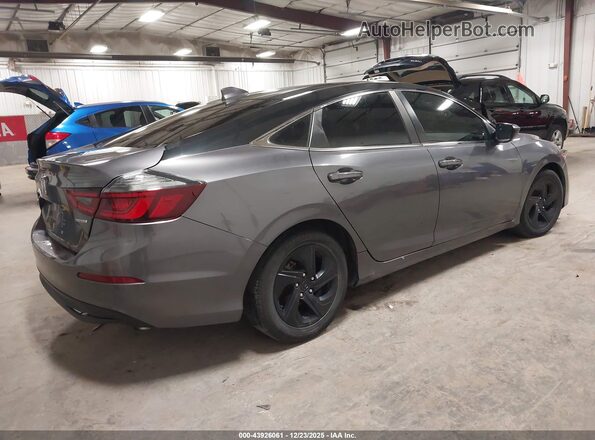 19XZE4F59ME010445 2021 HONDA INSIGHT Gray Trasero derecho