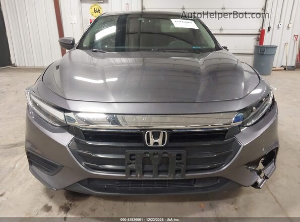 19XZE4F59ME010445 2021 HONDA INSIGHT Gray Vista interior trasera