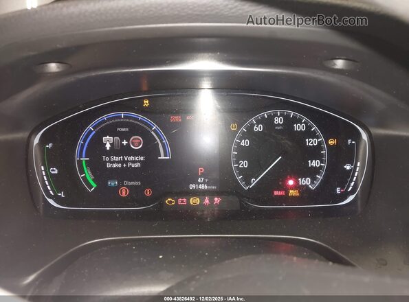 19XZE4F59ME010753 2021 HONDA INSIGHT Серый Вид задних сидений