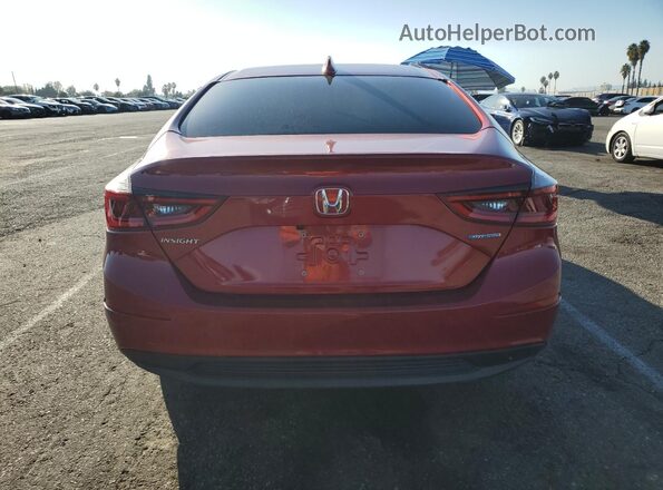 19XZE4F5XNE017728 2022 HONDA INSIGHT Red Հետևի տեսք