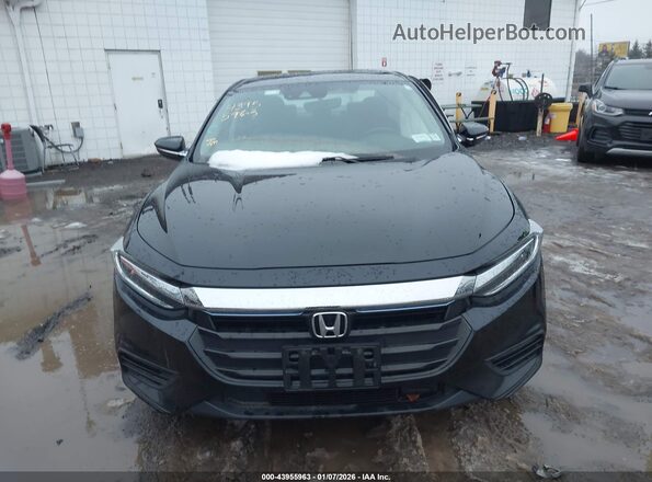 19XZE4F91ME001032 2021 HONDA INSIGHT Black Widok zestawu wskaźników