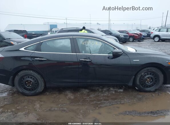19XZE4F91ME001032 2021 HONDA INSIGHT Black Widok wnętrza z tyłu