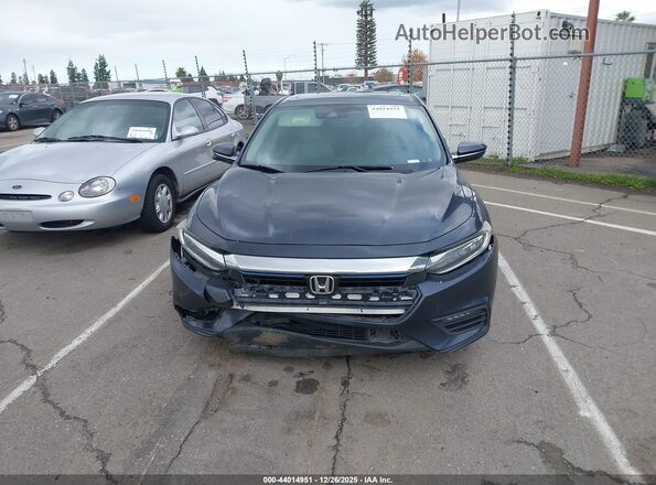 19XZE4F94LE000522 2020 HONDA INSIGHT Gray Вид задньої частини салону