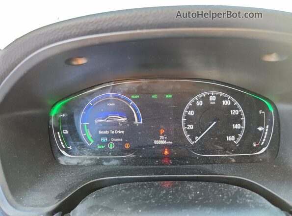 19XZE4F97ME006008 2021 HONDA INSIGHT White Widok zestawu wskaźników