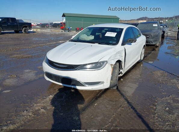 1C3CCCAB0GN112269 2016 CHRYSLER 200 White Przód lewy