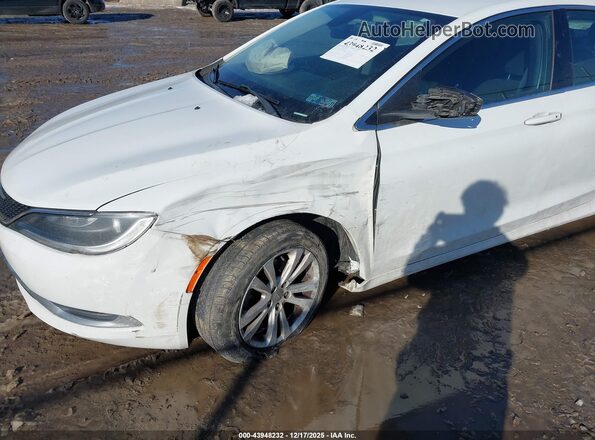 1C3CCCAB0GN112269 2016 CHRYSLER 200 White Widok z przodu
