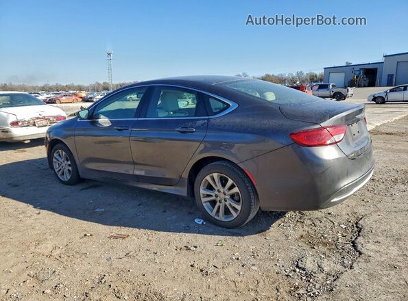 1C3CCCAB4GN185712 2016 CHRYSLER 200 Gray Tył lewy