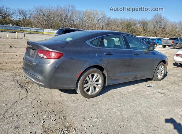 1C3CCCAB4GN185712 2016 CHRYSLER 200 Gray Tył prawy