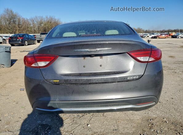 1C3CCCAB4GN185712 2016 CHRYSLER 200 Gray Widok z tyłu