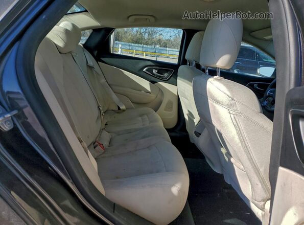 1C3CCCAB4GN185712 2016 CHRYSLER 200 Gray Widok tylnych siedzeń