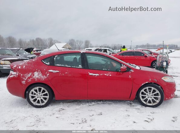 1C3CDFFA4GD816169 2016 DODGE DART Red Vista interior trasera