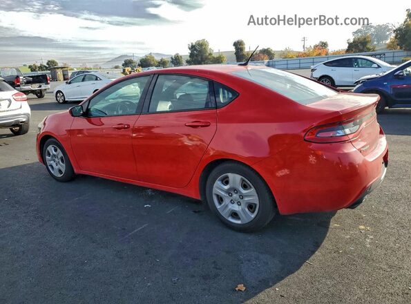 1C3CDFGBXGD823537 2016 DODGE DART Красный Задняя левая четверть