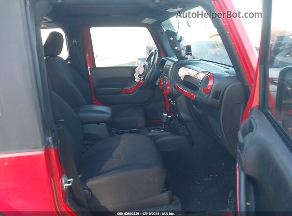 1C4AJWAG0GL327328 2016 JEEP WRANGLER Red Вид салону спереду