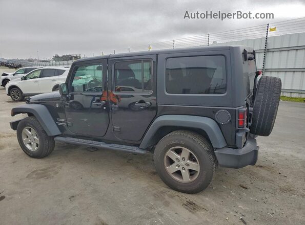 1C4BJWDG5GL298070 2016 JEEP WRANGLER Черный Задняя левая четверть