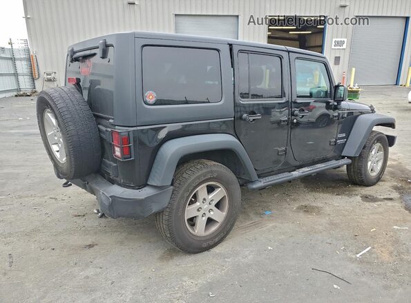 1C4BJWDG5GL298070 2016 JEEP WRANGLER Черный Задняя правая четверть