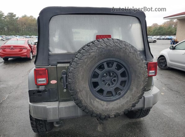 1C4BJWDG6GL163843 2016 JEEP WRANGLER Green უკანა ხედი