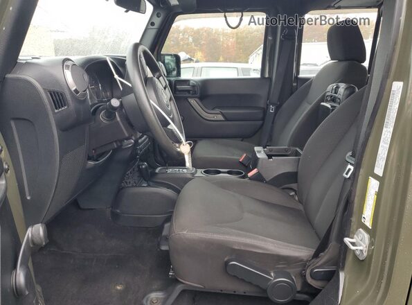 1C4BJWDG6GL163843 2016 JEEP WRANGLER Green წინა სალონის ხედი