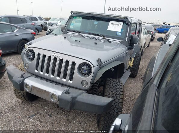 1C4BJWEG8GL152390 2016 JEEP WRANGLER UNLIMITED Gray წინა მარცხენა ხედი სამი მეოთხედიდან