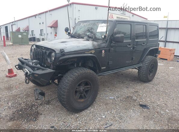 1C4BJWFG3GL235742 2016 JEEP WRANGLER UNLIMITED Black Передня ліва чверть
