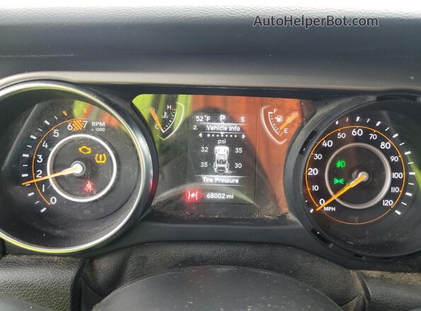 1C4GJXAN2MW574262 2021 JEEP WRANGLER Green Vista del cuadro de instrumentos