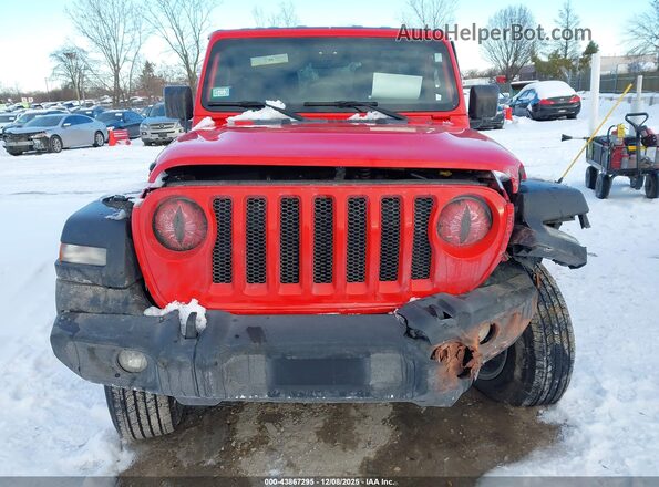 1C4HJXDN0LW123863 2020 JEEP WRANGLER UNLIMITED Red Vista del cuadro de instrumentos