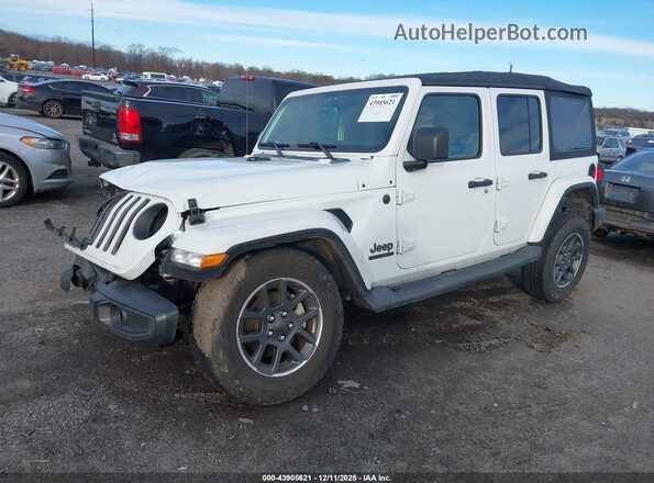 1C4HJXDN1MW572387 2021 JEEP WRANGLER UNLIMITED White Przód lewy