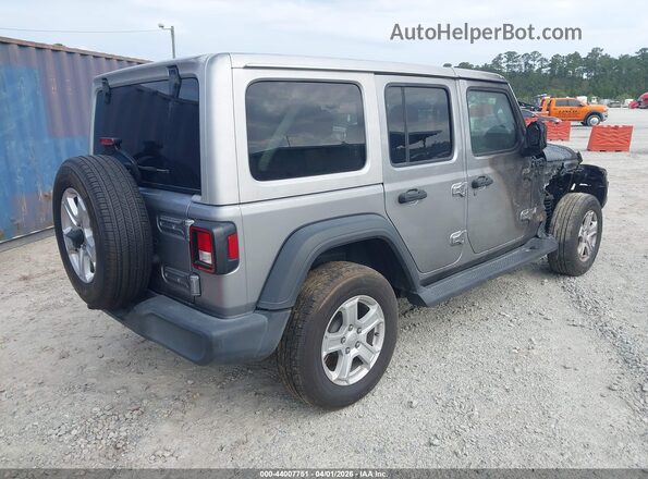 1C4HJXDN3LW272297 2020 JEEP WRANGLER UNLIMITED Gray Trasero derecho