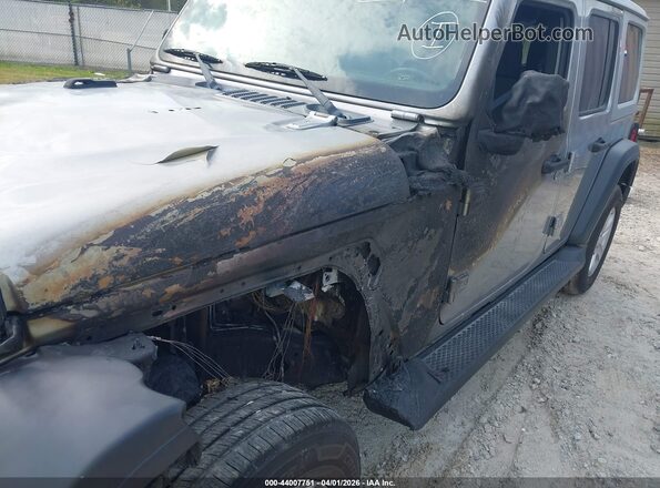 1C4HJXDN3LW272297 2020 JEEP WRANGLER UNLIMITED Gray Vista frontal