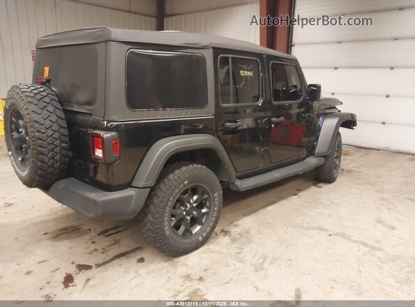 1C4HJXDN3MW744726 2021 JEEP WRANGLER UNLIMITED Black Trasero derecho