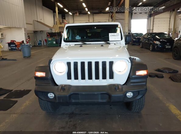 1C4HJXDN4MW591936 2021 JEEP WRANGLER UNLIMITED White Widok zestawu wskaźników
