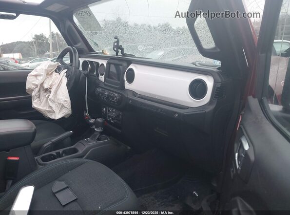 1C4HJXDN4MW723075 2021 JEEP WRANGLER UNLIMITED Maroon Widok wnętrza z przodu