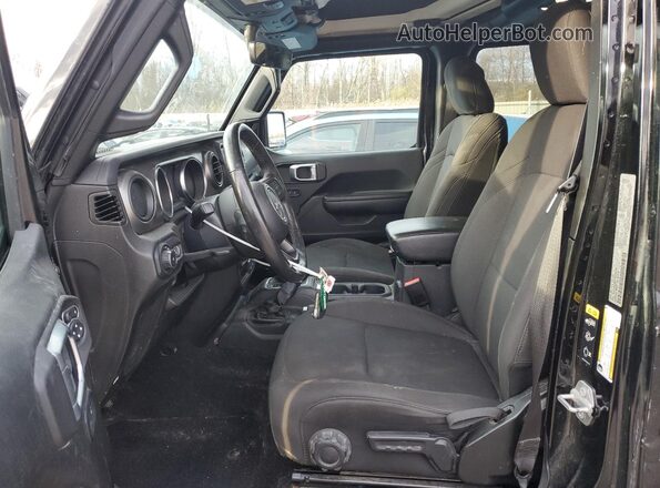 1C4HJXDN8NW220134 2022 JEEP WRANGLER Black Front interior view