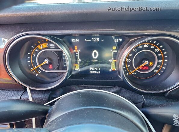 1C4HJXEM4MW656175 2021 JEEP WRANGLER White Instrument cluster view
