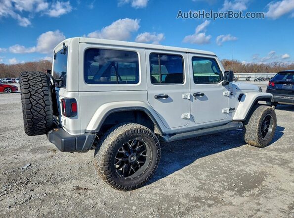1C4HJXEM4MW656175 2021 JEEP WRANGLER White Rear right