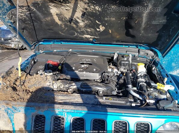 1C4HJXFN0LW134956 2020 JEEP WRANGLER UNLIMITED Teal Widok z tyłu