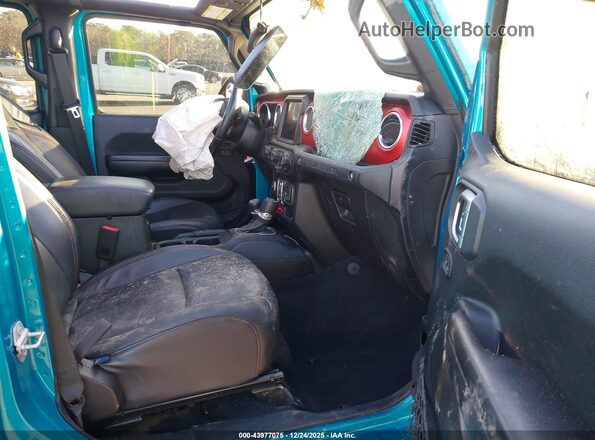 1C4HJXFN0LW134956 2020 JEEP WRANGLER UNLIMITED Teal Widok wnętrza z przodu