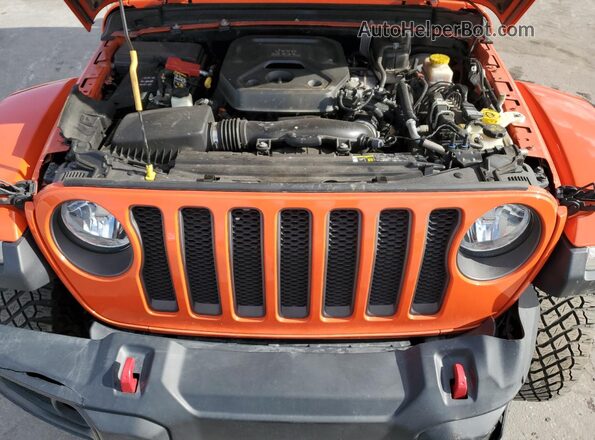 1C4HJXFN8LW262202 2020 JEEP WRANGLER Orange Շարժիչի բաժամունքի տեսք