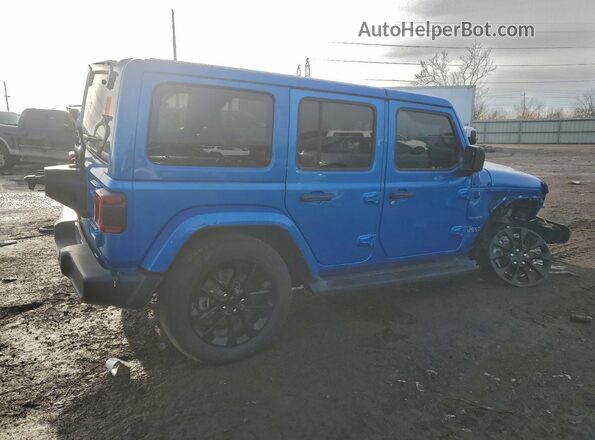 1C4JJXP66PW552968 2023 JEEP WRANGLER Синий Задняя правая четверть