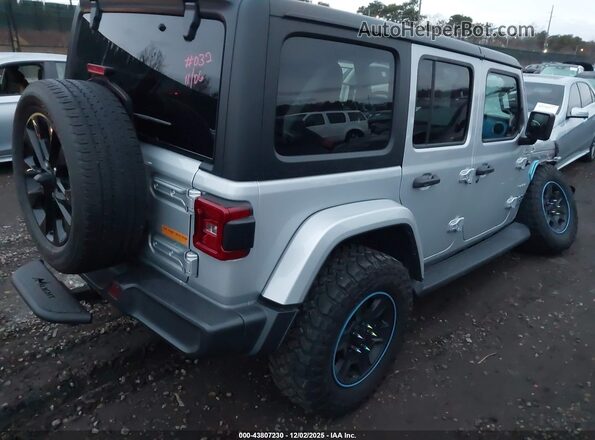 1C4JJXP6XNW228399 2022 JEEP WRANGLER Серебряный Задняя правая четверть
