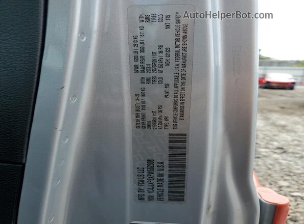 1C4JJXP6XPW662308 2023 JEEP WRANGLER Silver Widok naklejki z numerem VIN