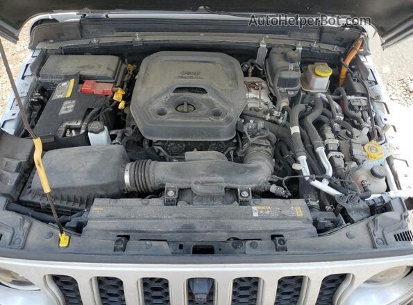 1C4JJXP6XPW662308 2023 JEEP WRANGLER Silver Widok komory silnika