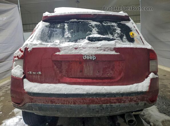1C4NJDBB7GD522538 2016 JEEP COMPASS Maroon Вид ззаду