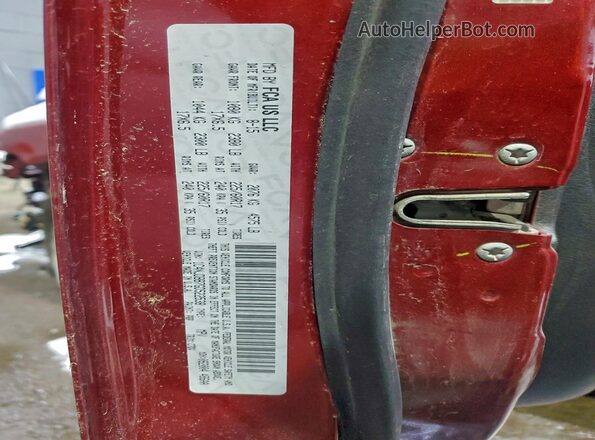 1C4NJDBB7GD522538 2016 JEEP COMPASS Maroon Вид наклейки з VIN-кодом