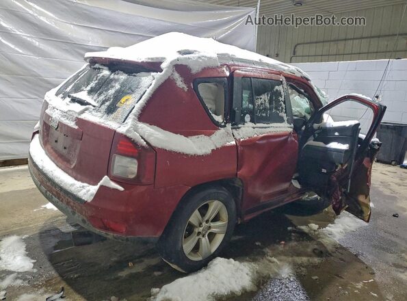 1C4NJDBB7GD522538 2016 JEEP COMPASS Maroon Задня права чверть