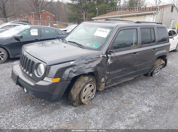 1C4NJRBB5HD145139 2017 JEEP PATRIOT Gray Przód lewy